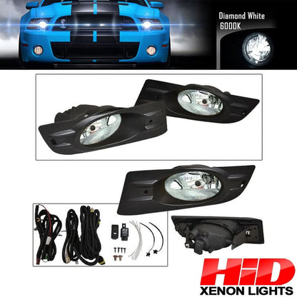 6000K Hid For Honda Accord 06-07 2Door JDM Clear Lens Fog Lights Kit