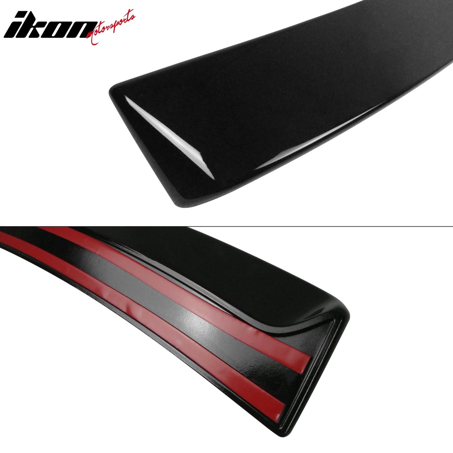 2010-2016 Benz W212 #040 Black AMG Style Trunk & OE Roof Spoiler ABS