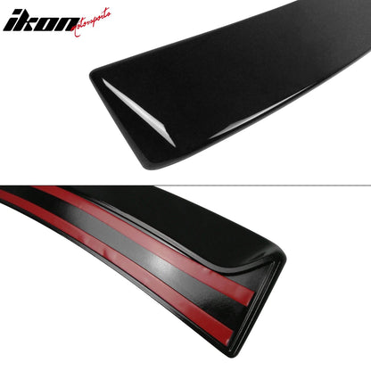 2010-2016 Benz W212 #040 Black AMG Style Trunk & OE Roof Spoiler ABS
