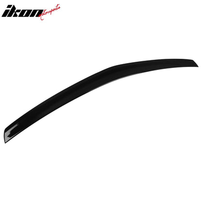 2010-2016 Benz W212 #040 Black AMG Style Trunk & OE Roof Spoiler ABS