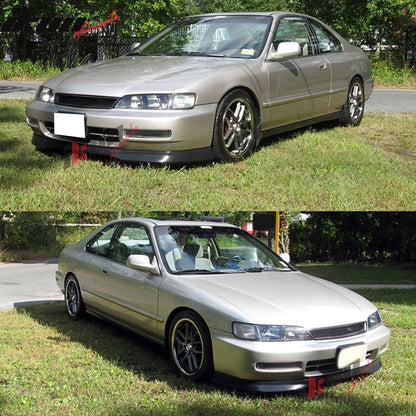 Fits 96-97 Honda Accord TR Front Bumper Lip + Sun Window Visor