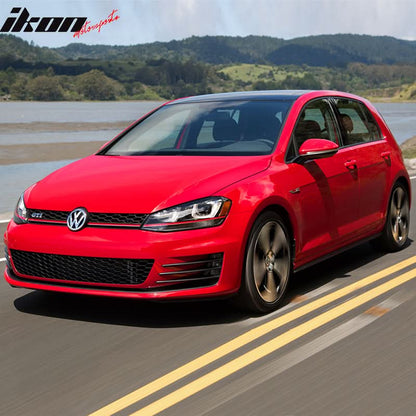 2015-2017 Golf 7 MK7 GTI Type Front Bumper + Black Red Chrome Grille