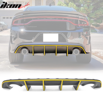 2015-2023 Dodge Charger SRT Rear Diffuser with Reflective Tape PP