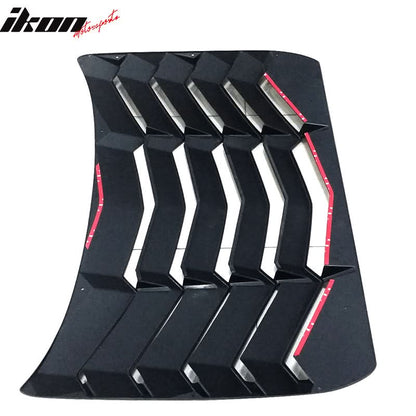 2016-2021 Honda Civic Sedan Rear Window Louver Side Quarter Scoop ABS