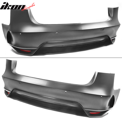 2017-2023 Tesla Model 3 IKON Style Rear Bumper Cover W/Reflectors PP