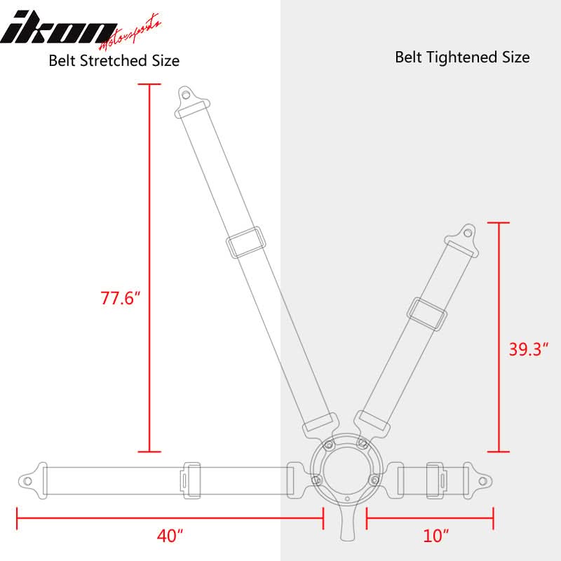 Universal Brown Racing Seat with Dual Slider 5 Point Cam-lock Belt PU
