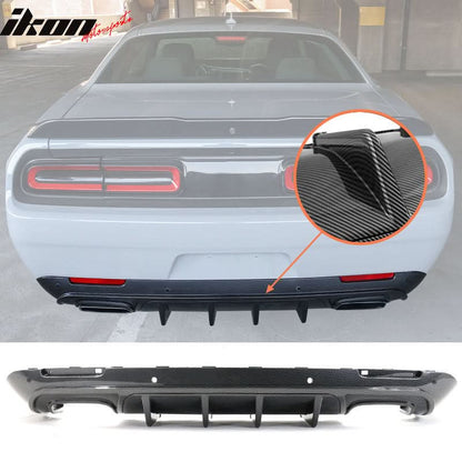 2015-2024 Dodge Challenger IKON Rear Bumper Diffuser PP