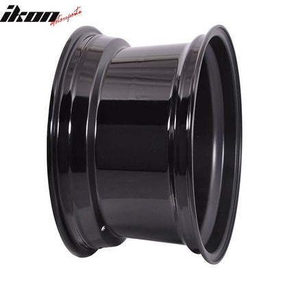 (2) 17X8.5 +25 5X100 / 5X114.3 Step Lip Deep Dish Mesh Wheels Rims