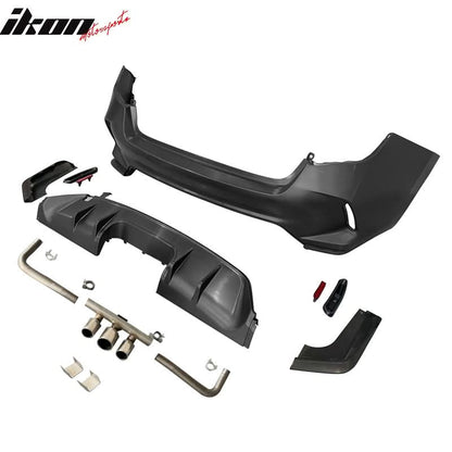 2022-2024 Honda Civic EX Touring Rear Bumper Cover Set + Exhaust Pipe