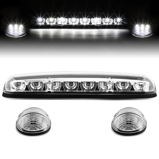 02-07 Chevy Silverado / GMC Sierra Cab Light - Chrome Housing White LED