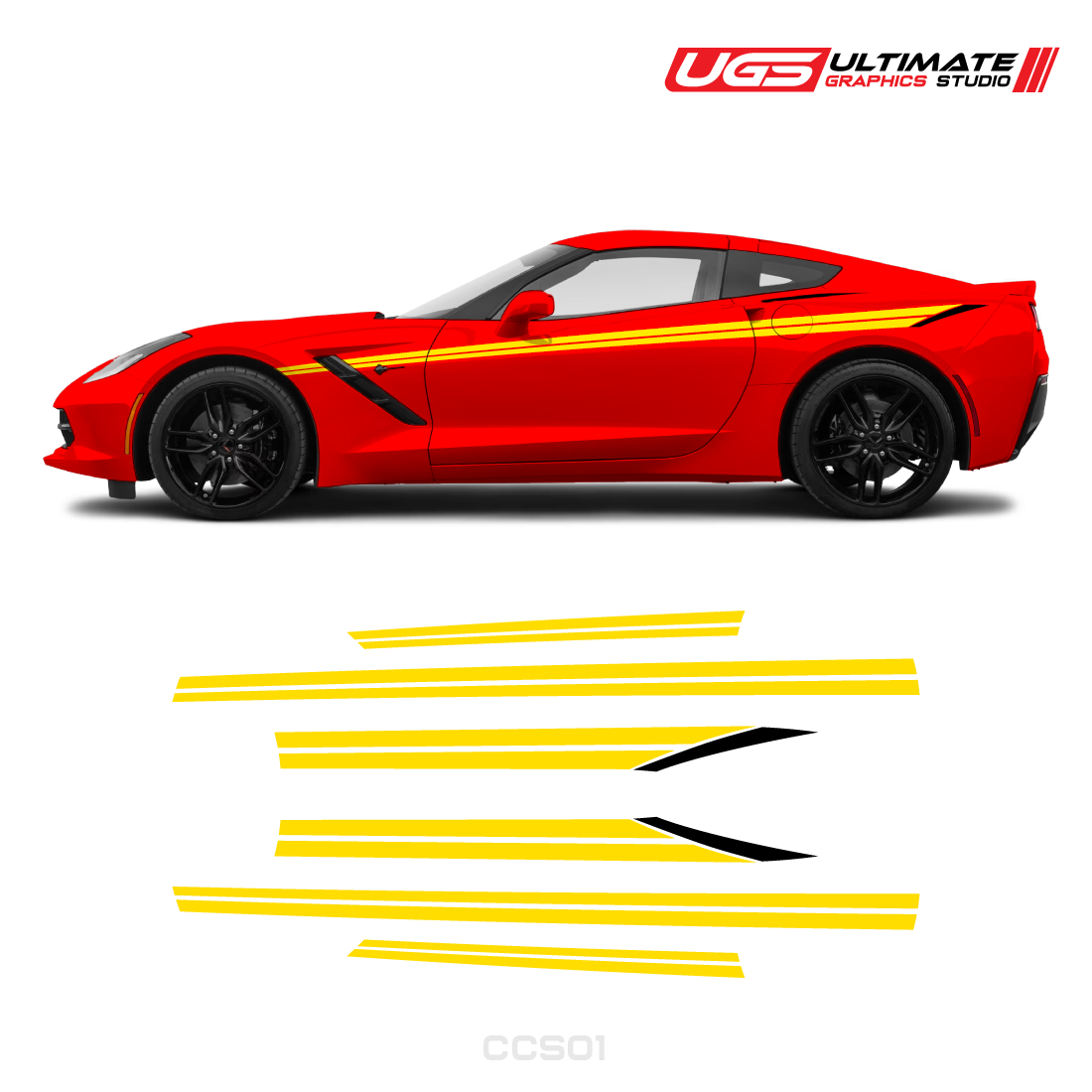 Corvette Side Stripe Accent Color