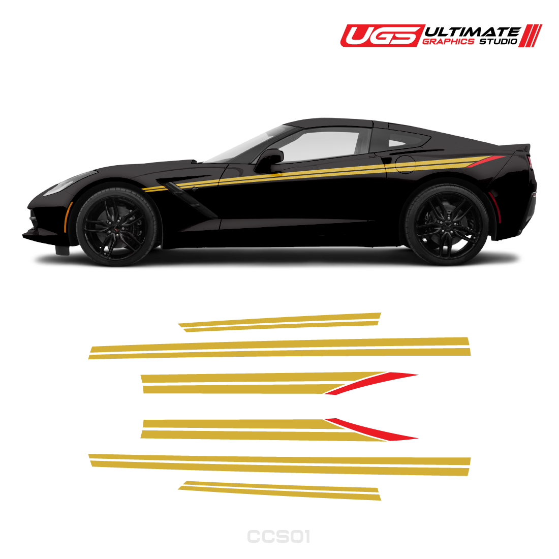 Corvette Side Stripe Accent Color