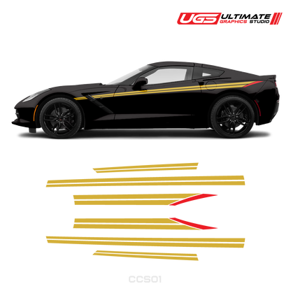 Corvette Side Stripe Accent Color