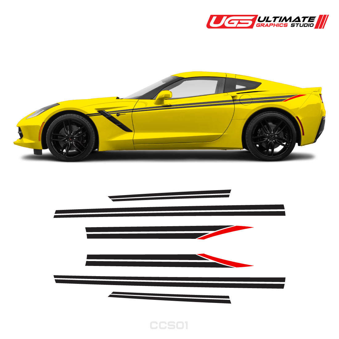 Corvette Side Stripe Accent Color