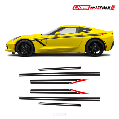 Corvette Side Stripe Accent Color