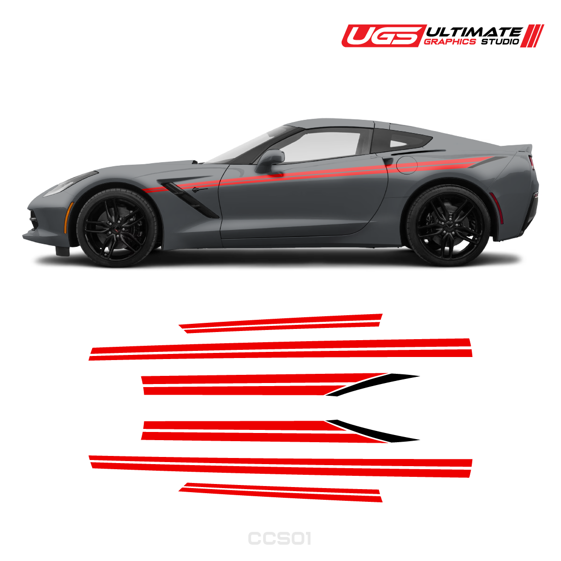 Corvette Side Stripe Accent Color