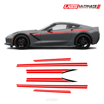 Corvette Side Stripe Accent Color