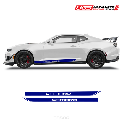 Chevrolet Camaro Door Side Graphics