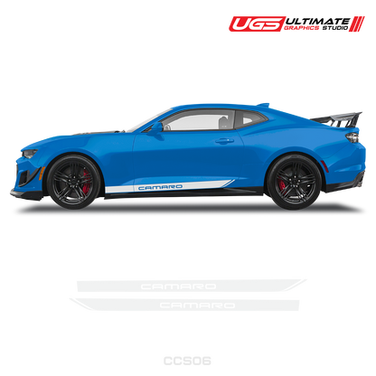 Chevrolet Camaro Door Side Graphics