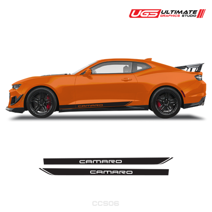 Chevrolet Camaro Door Side Graphics