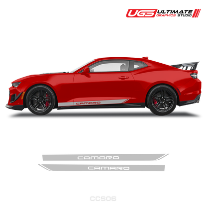 Chevrolet Camaro Door Side Graphics