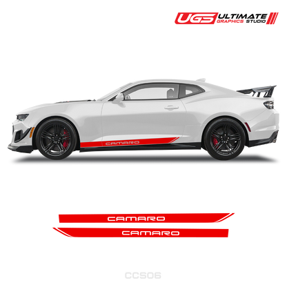 Chevrolet Camaro Door Side Graphics