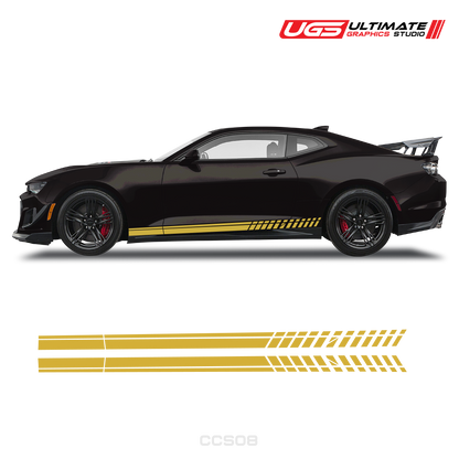 Chevrolet Camaro Side Skirt Graphics