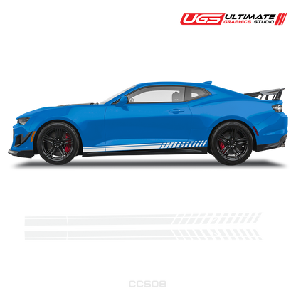 Chevrolet Camaro Side Skirt Graphics