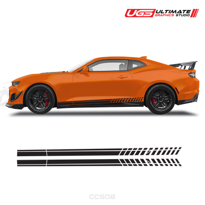 Chevrolet Camaro Side Skirt Graphics