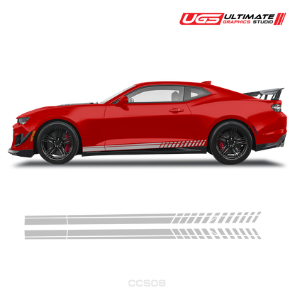 Chevrolet Camaro Side Skirt Graphics