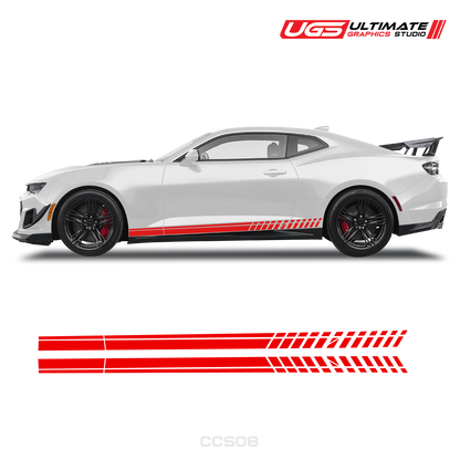 Chevrolet Camaro Side Skirt Graphics