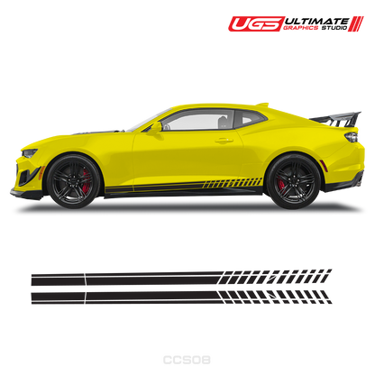Chevrolet Camaro Side Skirt Graphics