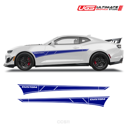 Chevrolet Camaro Side Custom Graphics Stripe