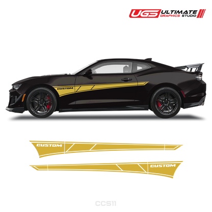 Chevrolet Camaro Side Custom Graphics Stripe
