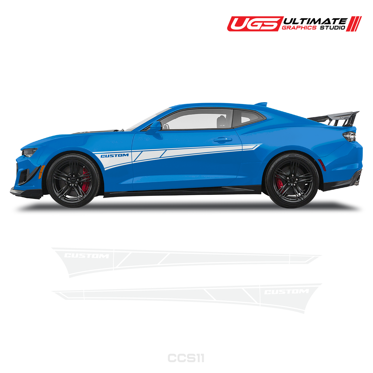 Chevrolet Camaro Side Custom Graphics Stripe