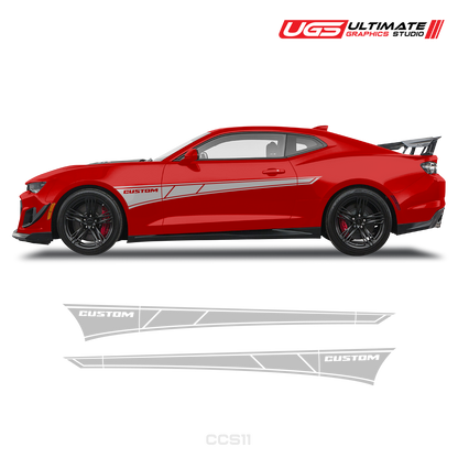 Chevrolet Camaro Side Custom Graphics Stripe