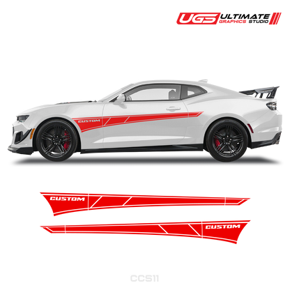 Chevrolet Camaro Side Custom Graphics Stripe