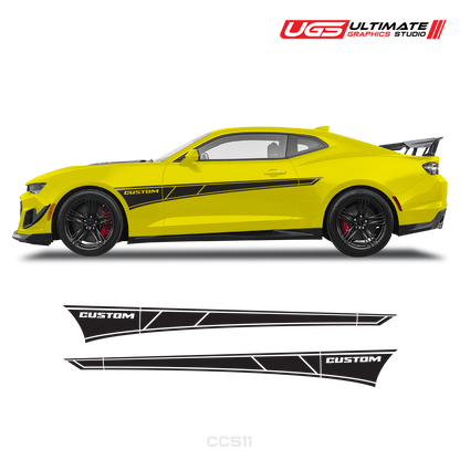 Chevrolet Camaro Side Custom Graphics Stripe