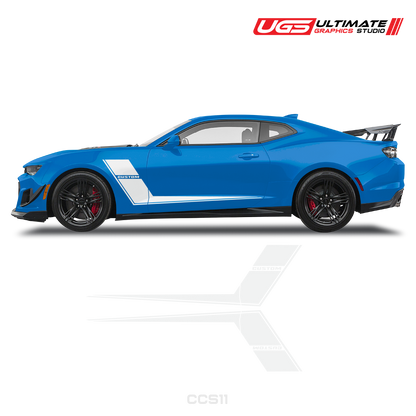 Chevrolet Camaro Side Dual Sprites Graphics Custom Text