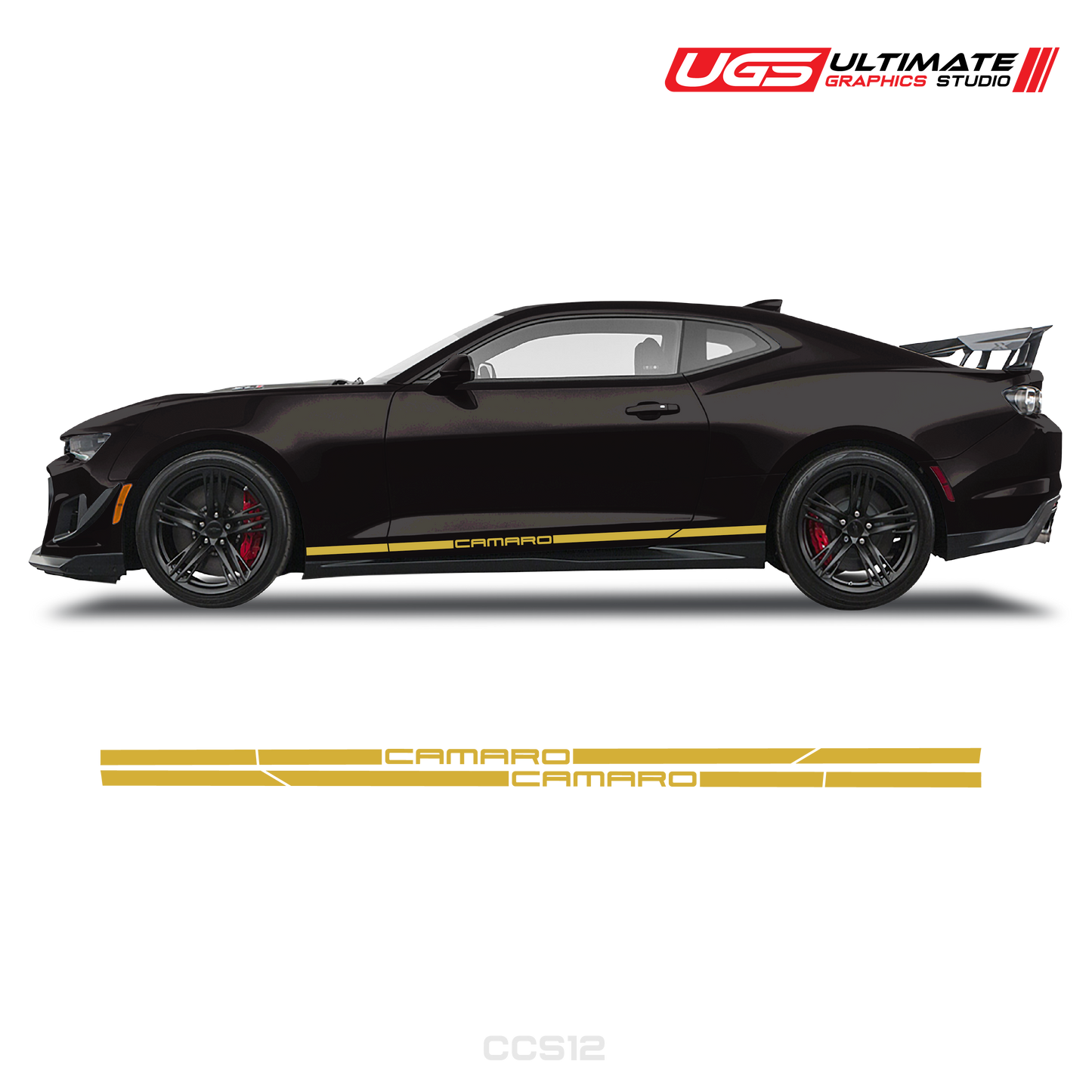 Chevrolet Camaro Double Stripe Graphics 1 Color