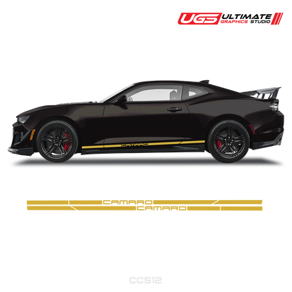 Chevrolet Camaro Double Stripe Graphics 1 Color