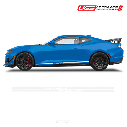 Chevrolet Camaro Double Stripe Graphics 1 Color