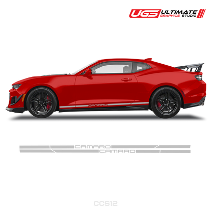 Chevrolet Camaro Double Stripe Graphics 1 Color