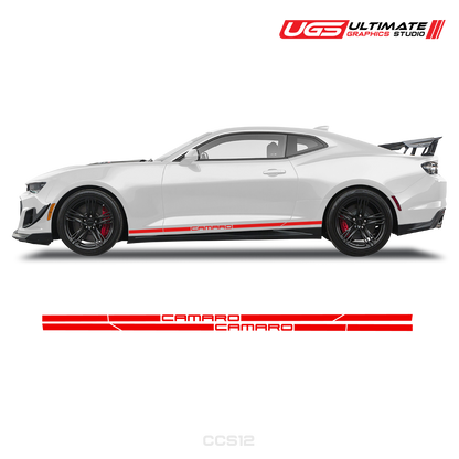 Chevrolet Camaro Double Stripe Graphics 1 Color