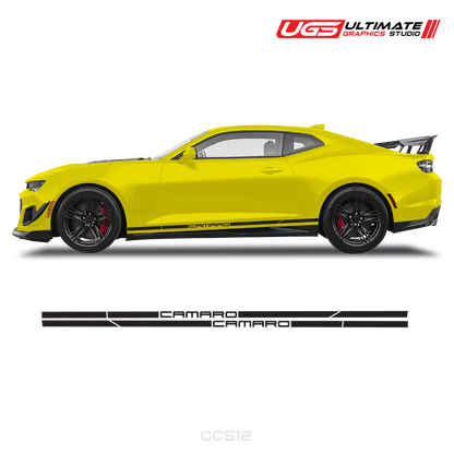 Chevrolet Camaro Double Stripe Graphics 1 Color