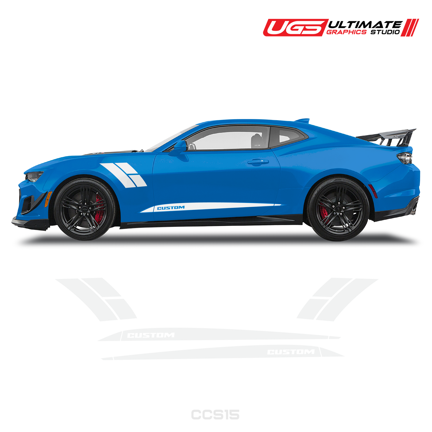 Chevrolet Camaro Side Accent Stripes & Rocker Panel Side Stripes