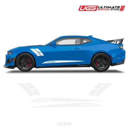 Chevrolet Camaro Side Accent Stripes & Rocker Panel Side Stripes