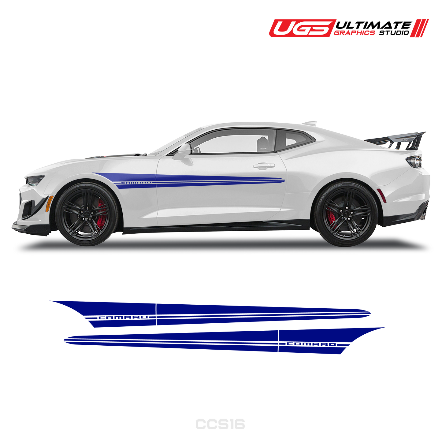 Chevrolet Camaro Side Racing Accent Stripes