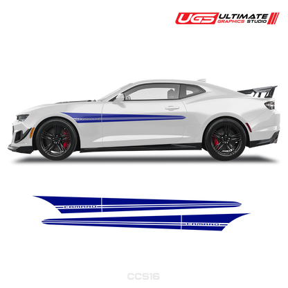 Chevrolet Camaro Side Racing Accent Stripes