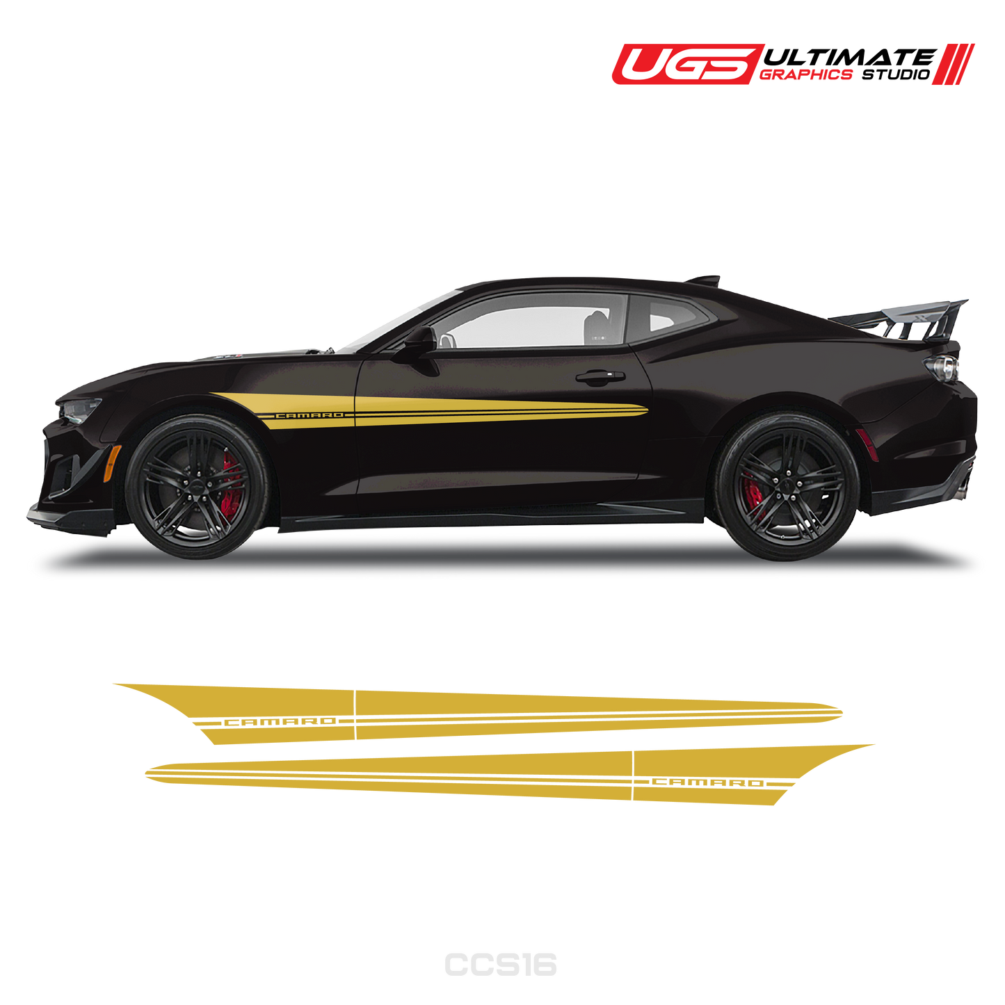 Chevrolet Camaro Side Racing Accent Stripes